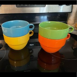 World Market Stackable Bowls / Jumbo Mugs